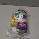 7 Wide Mouth + 7 Regular Mouth Mason Jar Lids, Multi Color Plastic Lids for Mason Jars with Silicone Rings, Thickened Leak-Proof Canning Lids Regular Wide Mouth