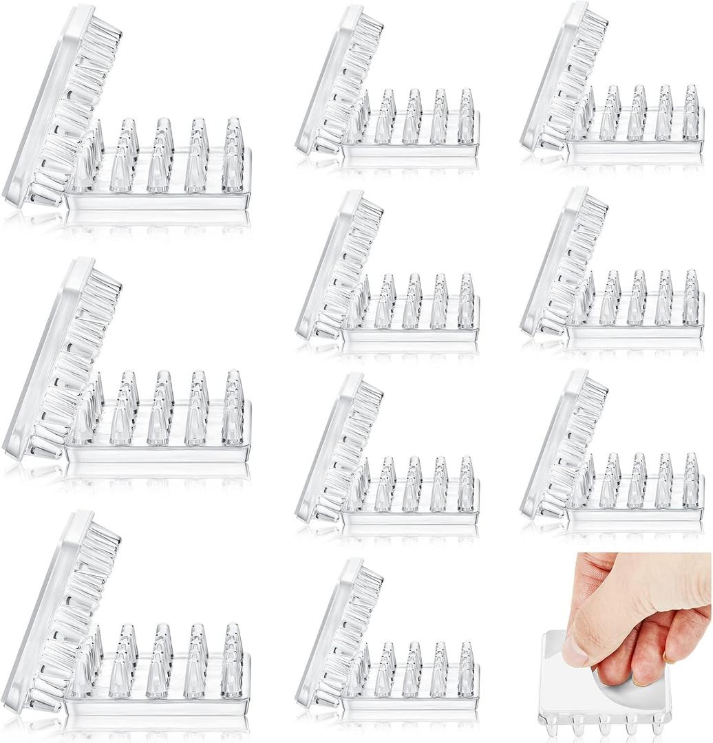 18 Pieces Self Stick Furniture Carpet Protectors - Spiked Caster Cups for Sofas, Tables, Chairs, Offices, Bookcases and Other Furniture 18 Pieces Self Stick Furniture Carpet Protectors - Spiked Caster Cups for Sofas, Tables, Chairs, Offices, Bookcases and Other Furniture
