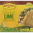Old El Paso Stand 'N Stuff Taco Shells, Hint of Lime Flavored, Gluten Free Crunchy Corn Taco Shells, 10 Ct, 5.4 oz (Pack of 6), BBD 12/03/2025
