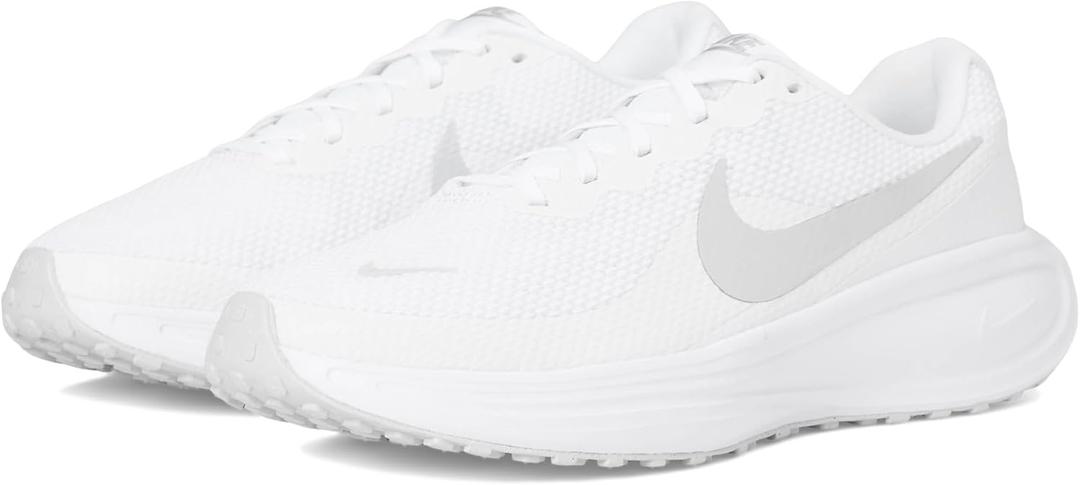 Nike Women's Revolution 8 Road Running Shoes (8 X-Wide, White/Pure Platinum)
