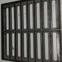 Cast Iron Drain Grate, Outdoor Drain Cover, B125 Class Ductile Iron Channel Drainage Grates, Heavy Duty Sewer Grate,Black Rectangle Drain Grate for Yard,Driveway,Concrete Floor.