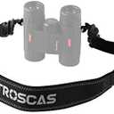 TROSCAS Super Comfort Neoprene Optic Straps | Loop Connectors | Field Repair Buckle | Lightweight | Adjustable Length Neck Straps for Binoculars Cameras (Type 3)
