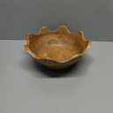 Mela Artisans Medium Scalloped Decorative Wooden Bowl | 10 Inch Mango Wood Fruit & Serving Bowl | Natural Grain Texture | Ideal for Kitchen Counter | Snacks | Desserts | Bread | Handcrafted Decor