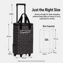 Rolling Shopping Bag, Grocery Cart on Wheels, Collapsible Wagon