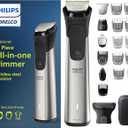 Philips Norelco Multigroom Series 9000-21 Piece Men's Grooming Kit for Beard, Body, face, Nose, Ear Hair Trimmer w/Premium Storage case, MG9510/60