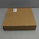 puthiac 10x10 Solid Oak Wood Picture Frame, Fits 6x6 with Mat or 10x10 Without Mat, Wall Display Only, Plexi Front, 3 Pack, Black