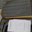 KENES Single Handle Bathroom Sink Faucet, Brushed Nickel Vanity Faucet for Bathroom Sink, with Pop Up Drain Stopper & Water Supply Lines LJ-9031 (Short)