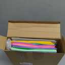 Geyee 100 Pcs Clasp Manilla Envelopes 9 x 12 Inch Gummed Colored Envelopes for Storing or Mailing for Home Office Business Supplies