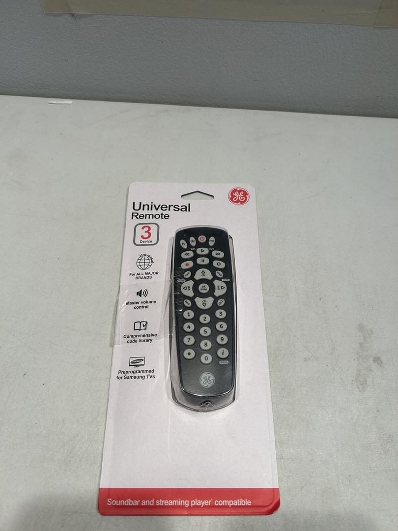 GE Programmable Universal Remote Control - 3 Device - 34456