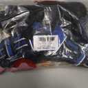 rabbitgoo Dog Harness Medium Sized, No Pull Pet Harness with 3 Buckles, Adjustable Soft Padded Vest with Control Handle, Walking Reflective Pet Vest for Medium Dogs, Blue, M