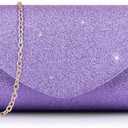 Women's Evening Bag Clutch Purse, Glitter Party Wedding Handbag with Chain for Women Formal Wedding Party Cocktail Prom Dinner(Royal Blue)