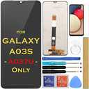 HLTECH Screen Replacement LCD Display Touch Digitizer Assembly for Samsung Galaxy A03s A037U SM-A037U 6.5"((Not for A03 A037A A037F A037W A037G)