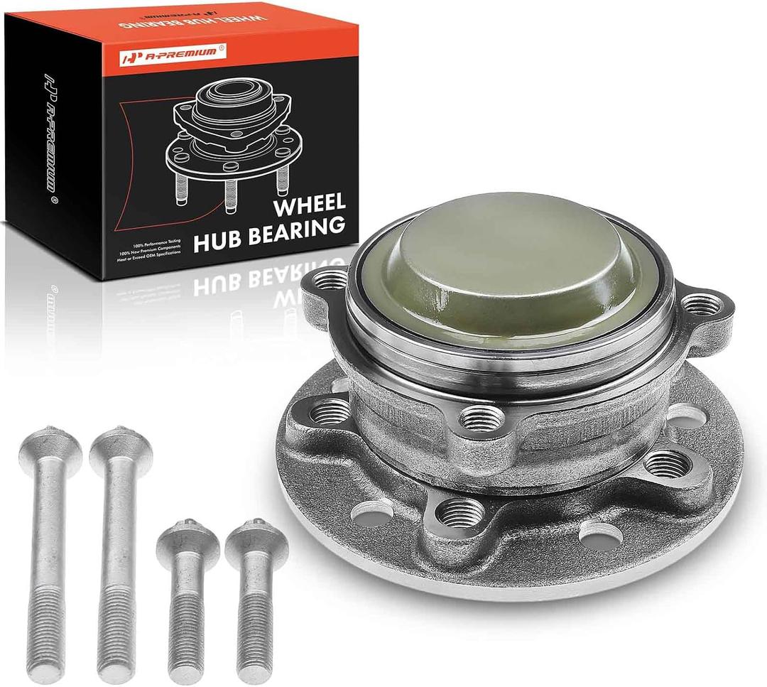 A-Premium Front Wheel Bearing and Hub Assembly Compatible with Mercedes-Benz C300 2015-2023, C350e 2016-2018, E300 2017-2019, E350 2020-2023, E450 2019-2023, E400, E43 AMG, GLC300, CLS450, GLC43 AMG