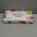 Brown Tapered Candlesticks Taper Candles Smokeless Unscented Long Burning-Hand Poured,Colored for Home Decor Wedding, Dinner-10.6inch,Set of 12