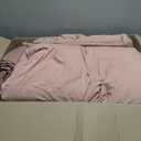 WRENSONGE Full Size Comforter Set- 7 Pieces Clay Pink Bed in a Bag Full Size Comforter with Fitted Sheet, Flat Sheet, 2 Pillow Shams, 2 Pillowcases, Warm Bedding Sets for All Season (Full(80"*90"))