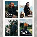 12x16 Picture Frame 5x7 Collage Picture Frame Displays Four 5x7 inch Photos or 12x16 (Without Mat)