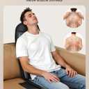 COMFIER Shiatsu Back Massager with Heat, Kneading & Vibration,Massage Chair Pad for Back Relief deep,Chair Massager for,Hip,Heated seat Cushion,Home Office,Gifts for Women Men,Dad,Mom