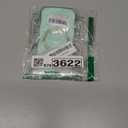 for iPhone 13 Pro Case Magnetic,for Women Girls Soft Cute Wave Frame Curly Shape Love Heart Luxury Plating Phone Case Compatible with MagSafe Shockproof Back Cover 6.1"-Green