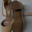 DREAM PAIRS ANNEE Pointed Toe Low Chunky Heels Pump Shoes 7