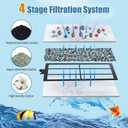 8 Pack PF-L Filter Cartridges Compatible with Top Fin Silenstream PF20, PF30, PF40 and PF75 Power Filters, Remplacement Aquarium Carbon Cartridge with Zeolite