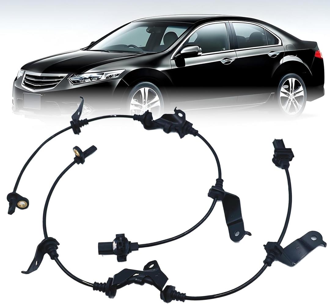 ABS Wheel Speed Sensor Front Left Right Compatible with 2008-2012 Honda Accord 2009-2014 Acura TSX Driver Passenger Side ABS Sensors # 57450-TA0-A01 57455-TA0-A01 2Pcs