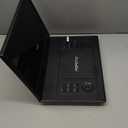 POFOTO 15.7" Portable DVD Player with 14.1" HD Swivel Screen, 6-Hour Rechargeable Battery, Dual Speakers, USB/SD/TV Sync, Supports Multiple Disc Formats, Black [Not Support Blu-Ray]