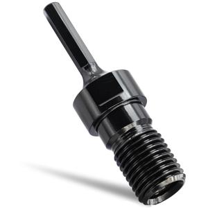 1-1/4"-7 Male Thread to 1/2" Hex Shank Core Drill Bit Adapter, Premium Convenient Converter for Concrete Coring Drilling