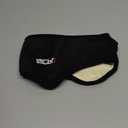 Sleep Mask & Earmuffs for Sleep - 2 in 1 Eye & Ear Mask, Comfortable & Soft for Side Sleepers (Black)