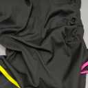 BMJL Women's Tummy Control One Piece Swimsuit Color Block Bathing Suit Criss Cross Back Athletic Modest Swimwear (X-Large, Black101)