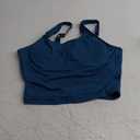 Women One Piece Tankini Swimsuits - Crop Swim Top with High Waisted Bottom Tummy Control Bathing Suits Swimwear S Blue Green