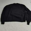 Arach&Cloz Women's 100% Cotton Crew Neck Fall Casual Relaxed Fit Sweater Tops 2025 (Medium, Black)