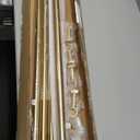 Heavy Duty Curtain Rods, 1 1/8 Inch Diameter Single Curtain Rod 144-240Inch(12-20ft) Extendable Length for Large Windows with End Caps Adjustable Modern Brackets-Warm Gold