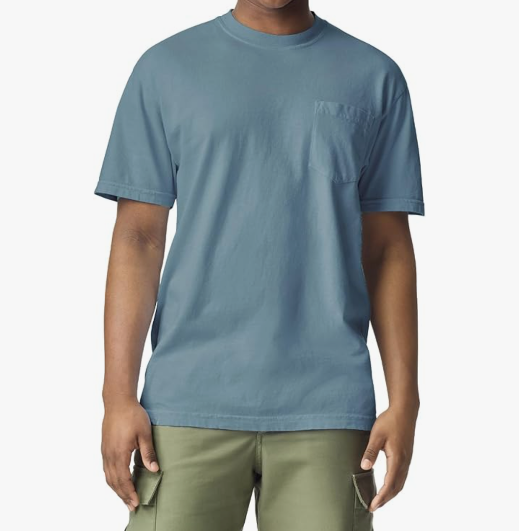 Comfort Colors Adult Short Sleeve Pocket Tee, Size M