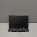 Readaeer Metal Book Stand for Desk Portable Document Holder for Cook Book, Music Book, iPad, Laptop, Reading Rest with 7 Adjustable Positions and Page Paper Clips