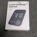 Blood Pressure Monitor Upper Arm Monitors for Home Use Adjustable 8.7"-16.5" Cuff LED Display 2x120 Memory Intelligent Voice Portable Machine with Storage Bag (Black)