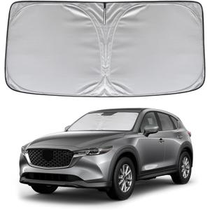 KAYZT Windshield Sun Shade for Mazda CX5 2017-2025 Foldable Sunshade CX-5 Sport, Touring, Grand Touring, 4 Door Crossover Front Window Custom Fit Accessories
