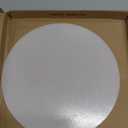 PATIKIL 10" Diameter Lampshade Diffuser, 2mm Thick Round Diffuser Sheet for Drum Lampshades, Pendants Light, DIY Light Shield, Frosted White