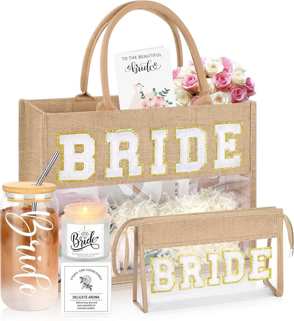 JoycuFF Bride Gifts, Bridal Shower Gift for Wedding Bachelorette Engagement, Wedding, Honeymoon, Beach, Travel