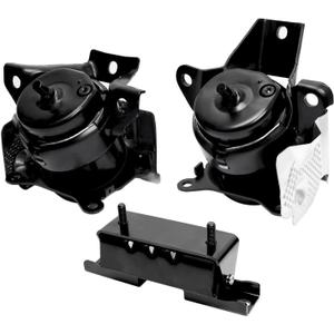 Set of 3, Front Left & Right Engine Motor Mount & Trans Mount Compatible with 2014-2018 Sliverado Sierra 1500 V8, 2015-2020 Escalade Suburban Tahoe Yukon XL 4WD, Replace OE: 84175582, 84175583, A2638