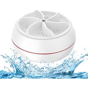 Mini portable USB Washing Machine | Sink Washing Machine Ultrasonic Turbo Washer for Clothes and Dishes. Perfect for Travel, Business, Camping, Home, College, RV, and Apartments