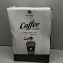 Promora 8 oz Natural Cream Disposable Coffee Cups with Lids & Sleeves, Hot Coffee Cup Sleeves Disposable, Premium Insulated To Go Coffee Paper Cups with Lids & Sleeves (8 oz, Pack of 200)