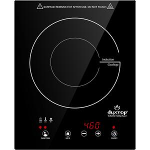 Duxtop Built-in Induction Cooktop, Portable Countertop Burner, Sensor Touch Induction Burner, 170-Minute Timer, Safety Lock, 1800W BT-200T1/8600BI