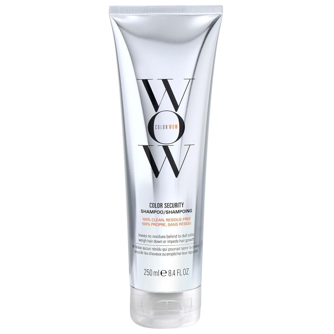 COLOR WOW Color Security Shampoo  Sulfate Free & Residue-Free Formula | Healthy Looking Hair & Scalp | Paraben Free Salon Quality (8.4 Fl Oz (Pack of 1))