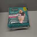 Depend Fresh Protection Adult Diapers, Incontinence & Postpartum Bladder Leak Underwear for Women, Disposable, Maximum, Extra-Large, Blush, 15 Count