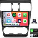 UNITOPSCI 2G+64G for Subaru Forester WRX Impreza 2013-2015 Radio Android 13 Car Stereo Wireelss Apple CarPlay Android Auto 9 Inch Touchscreen WiFi GPS Navi Bluetooth FM/RDS HiFi Audio + Backup Camera