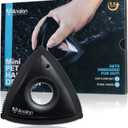 Analan Mini Pet Hair Remover for Car Detailing Supplies, Carpet Dog Hair Remover for Car Interior, Triangle Dog Hair Remover for Auto Detailing, Couch, Furniture, Lint, Carpet (Jet Black)