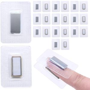 SEMINI Hidden Sew Magnetic Snap Invisible Hidden Sew in PVC Hidden Purse Closure for Fastener Handbag Cloth Clasp DIY Craft Sewing Tools (A056 20x10mm)