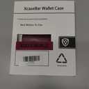 XcaseBar for S24 5G Wallet case with Zipper Credit Card Holder RFID Blocking, Flip Folio Book PU Leather Shockproof Protective Cover Women Men for S24 Phone case Red