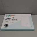 Titanium Cutting Board for Kitchen, Cutting Board Double Sided Food Grade, Pure Titanium/PP, Easy to Clean Large Size 1611 (Silver)