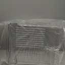 HECASA 240351061 Upper Crisper Pan Compatible with Frigidaire Refrigerator Freezer Crisper Drawer Replacement for 240351005 240351062 Plastic (PC) Clear